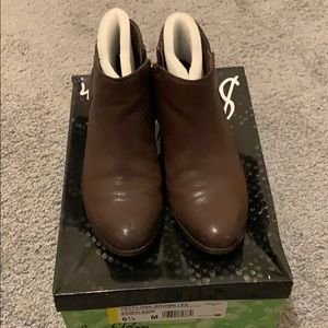 Sam Edelman Petty boots in brown leather